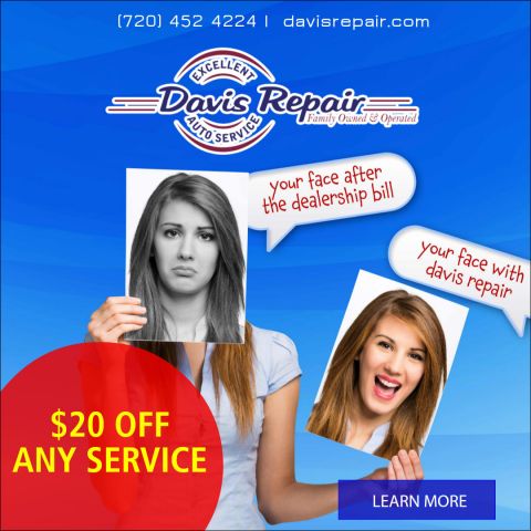 $20 Off Any Service | Davis Repair